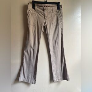 VTG Hollister flare leg Capri pants size 1 low rise preppy y2k